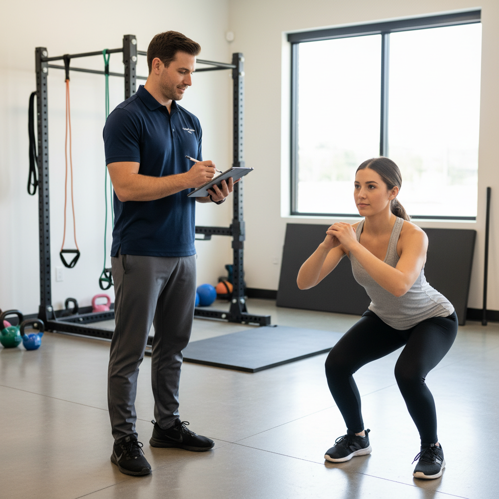Athlete performing band exercise for rotator cuff strengthening during physical therapy session at Grit PT North Dallas